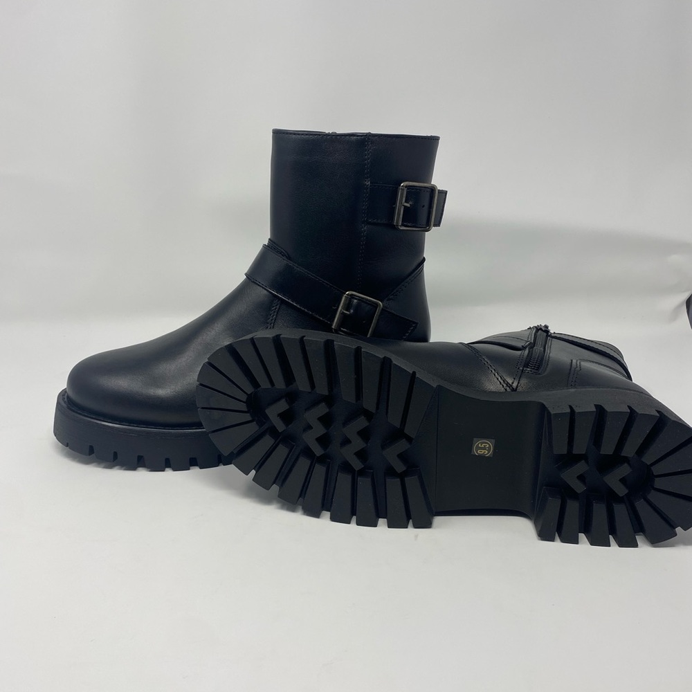 Steve Madden moto Boots Black, Size 9 1/2, - Picture 3 of 8
